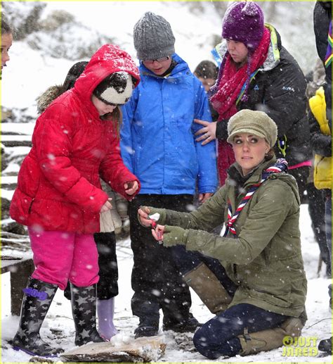Kate Middleton Pregnant Great Tower Scout Camp Visit Photo 2835756
