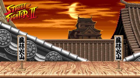 Street Fighter Ii Ryus Stage Virtual Backgrounds