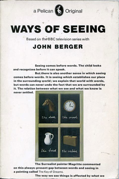 John Berger Ways Of Seeing Summary Chapter 1 Dareloelder