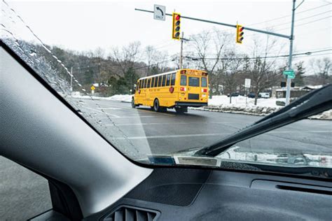 Stop Light School Bus Stock Photos Pictures And Royalty Free Images Istock