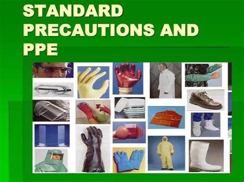 Ppt Standard Precautions And Ppe Powerpoint Presentation Free