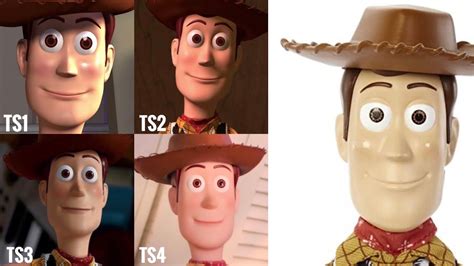 Woody Toy Mode Faces Toy Story 1 4 Youtube
