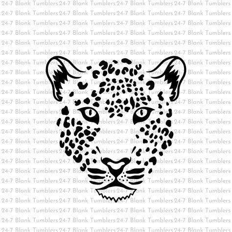 Leopard Face Silhouette