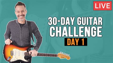 30 Day Guitar Challenge Day 1 Live Qanda Youtube