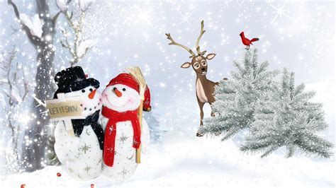 Cute Christmas Snowman Wallpapers Top Free Cute Christmas Snowman