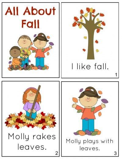 Free Printable Fall Mini Book Fall Classroom Ideas Fall Preschool