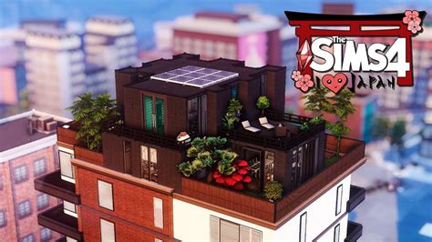 San Myshuno Japanese Inspired Penthouse Sims 4 Speed Build YouTube
