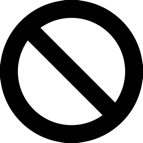 Blocked Forbidden Denied Banned Svg Png Icon Free Download 573