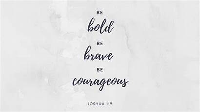 Joshua Bold Courageous Brave Desktop Bible Quotes