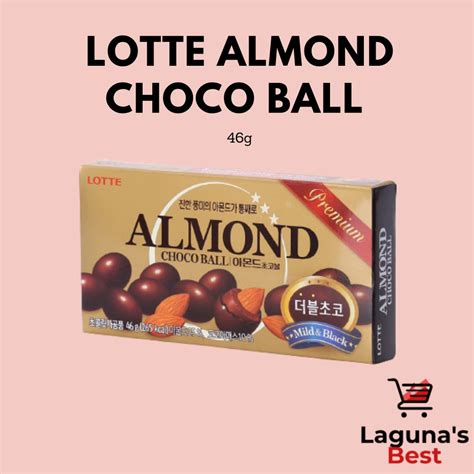 Lotte Almond Choco Ball 46g Shopee Philippines