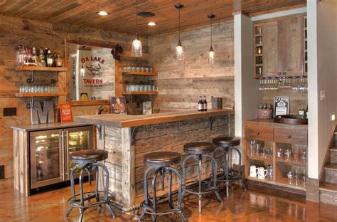 16 Elegant Rustic Home Bar Designs That Will Customize Your Home Rustic