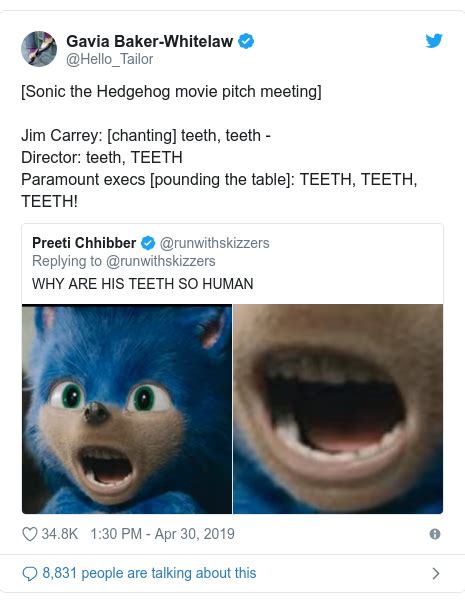 Sonic The Hedgehogs Teeth And Why Video Game Movies Struggle Bbc News