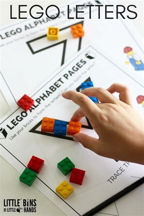 Lego Letter Activity And Free Printable Letter Sheets