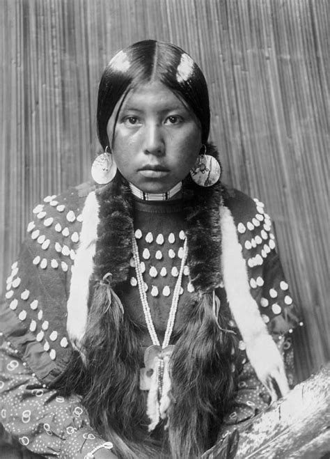1910 Photograph Kalispel Indian Woman Circa 1910 By Aged Pixel