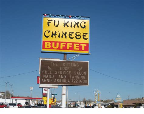 Funny Chinese Buffet Signs