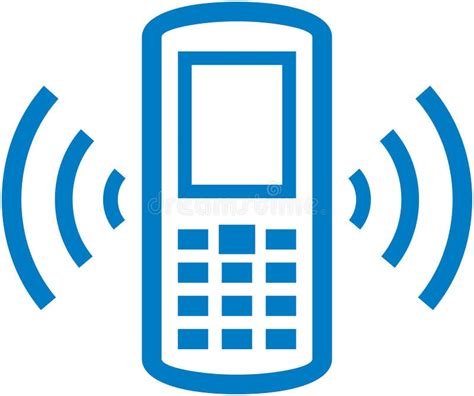 Vector Ringing Cell Phone Illustration Stock Vector Illustration Of