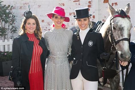 kate waterhouse michelle payne and georgia connolly launch the melbourne cup tour in melbourne