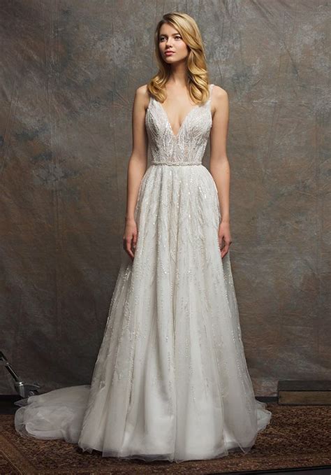 Https://wstravely.com/wedding/beaded Bodice A Line Sleeveless Wedding Dress