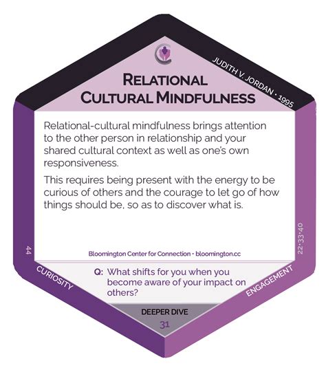 Relational Cultural Mindfulness Bloomington Center For Connection