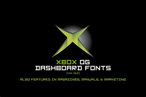 Xbox Og Dashboard Fonts By Dledeviant On Deviantart