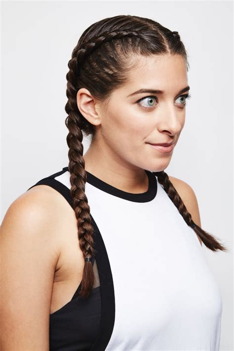 Double Dutch French Braids Final Look How To Do Double Dutch Braids On Yourself Popsugar