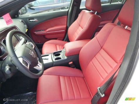 2014 Dodge Charger Red Interior Lvandcola