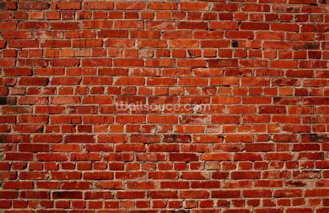 Red Brick Wall Wallpaper Wallsauce Us