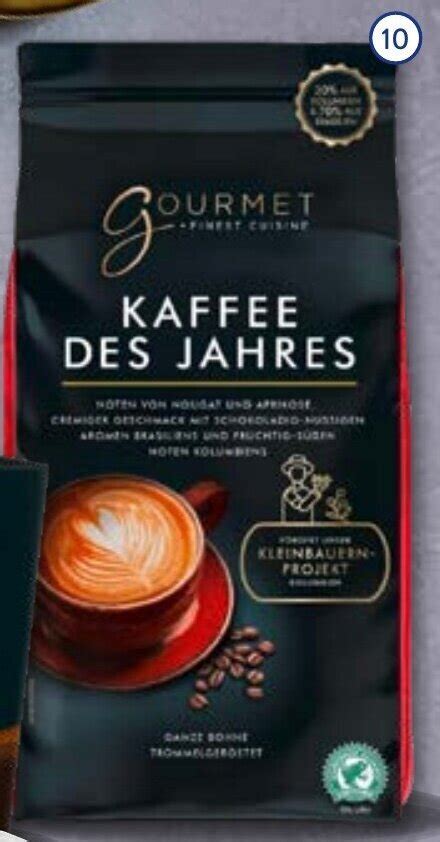 Gourmet Finest Cuisine Kaffee Des Jahres 1 Kg Packung Angebot Bei Aldi Nord