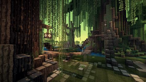 Start To My Swamp Village World Of Minecraft