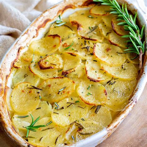 This Potato And Onion Bake Is A Simple French Potato Dish Pommes