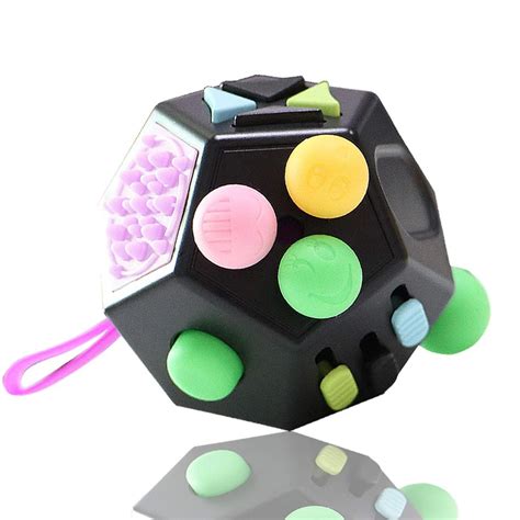 12 Sided Decompression Toy Children And Adult Cube Toys Relieve Stress