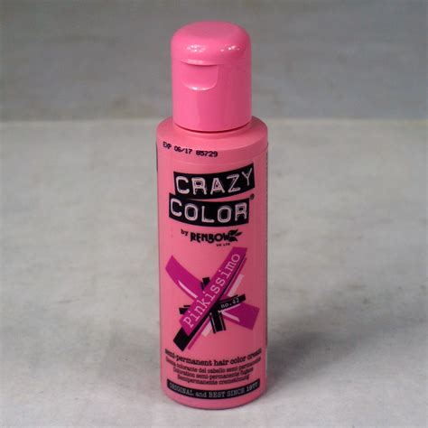 Over time, this artificial hair color will fade from the hair into a lighter shade of the artificial pigments often leaving an orangy brassy tone to the hair. CRAZY COLOR 100ML Semi-Permanent Hair Dye Choose Your ...
