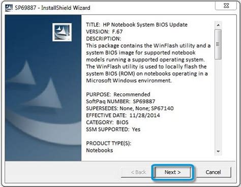 Welche version hat denn dein windows installer? HP Notebook PCs - Updating the BIOS (Basic Input Output ...