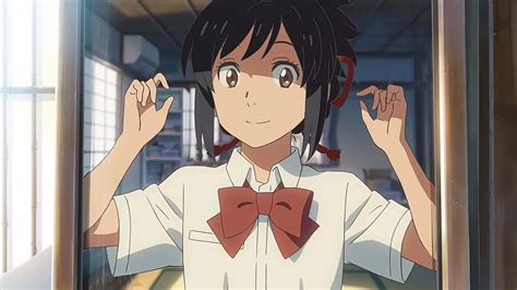 Kimi No Na Wa Mitsuha Miyamizu Portrait Uhd 4k Wallpaper Kimi No Na