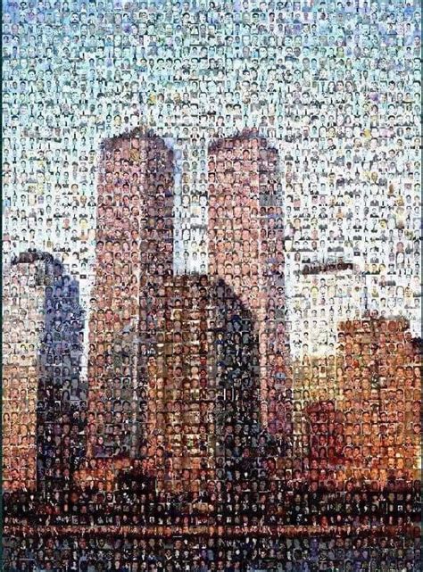 An Image Of The Twin Towers Compiled With Photos Of All