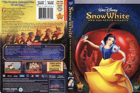Snow White And The Seven Dwarfs R Cartoon DVD CD Label DVD Cover Front Cover