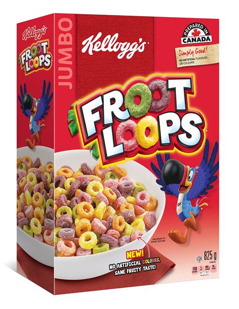 Kelloggs Froot Loops Cereal 825g291oz Jumbo Size Imported From