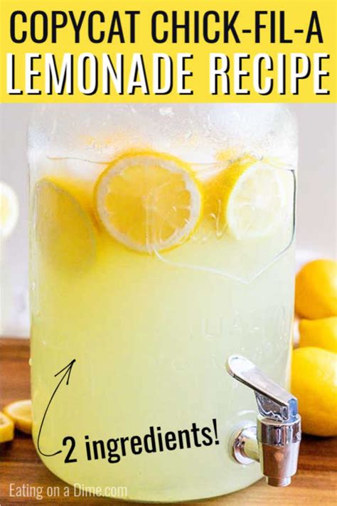 Copycat Chick Fil A Lemonade Recipe Artofit