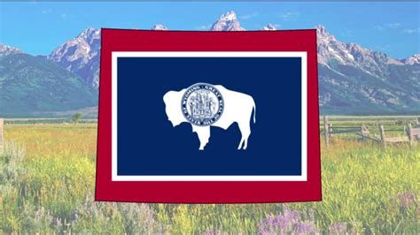 Wyoming Flag Map Speedpaint Youtube