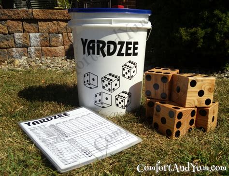 Maybe you would like to learn more about one of these? YARDZEE! A Bucket of Fun for Family and Friends! | Comfort & Yum
