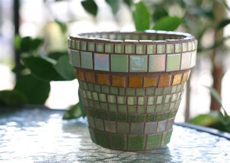 Thingiverse is a universe of things. Burnt Orange and Olive Green - Mosaic planter in autumn ...