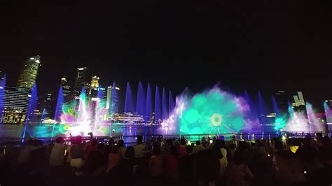 Spectra A Light And Water Show Marina Sands Bay Singapore Youtube