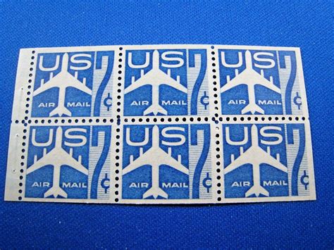 Us Stamps For Collectors Scott C51a Booklet Pane Mnh Kbc51