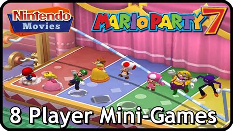 Mario Party 7 All 8 Player Mini Games Multiplayer Youtube