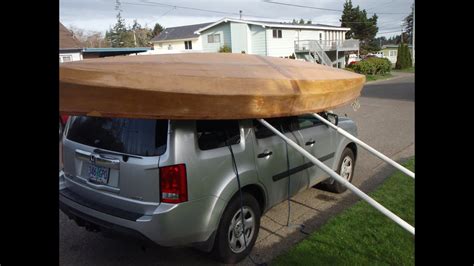 How To Tie A Canoe To A Roof Rack Blueprint Custom Boat Diy