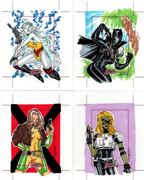 Marvel Dangerous Divas Cards 8 By Spiderguile On Deviantart