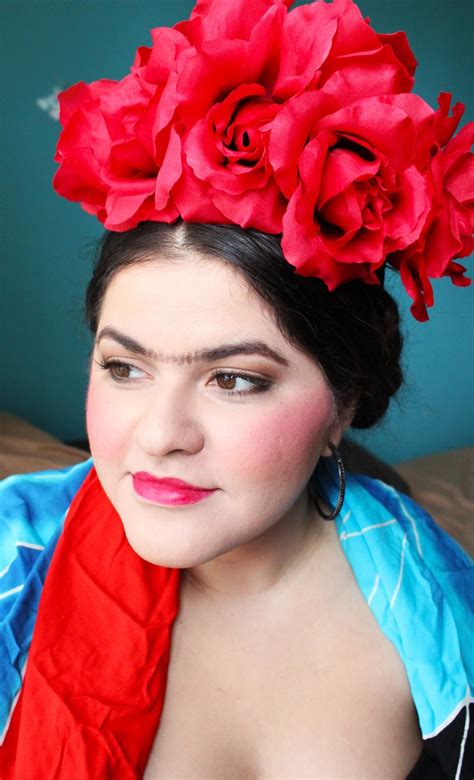 Frida Kahlo Inspired Makeup Look Halloween Makeup Tutorial Makeup
