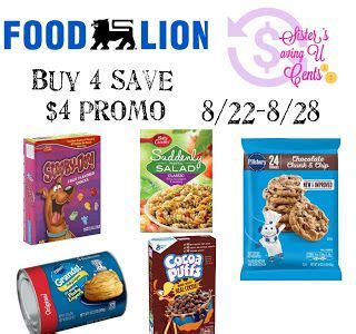 Food lion pick up promo can offer you many choices to save money thanks to 25 active results. SistersSavingUCents: 🔥🔥Food Lion Buy 4 Save $4 Promo 8/22 ...