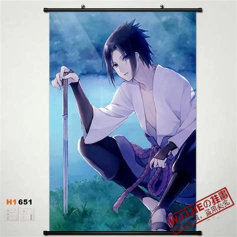 Anime Home Decor Poster Wall Scroll Naruto Uchiha Sasuke H1651wall