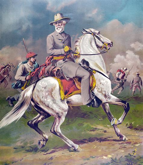 General Robert E Lee Painting By American School